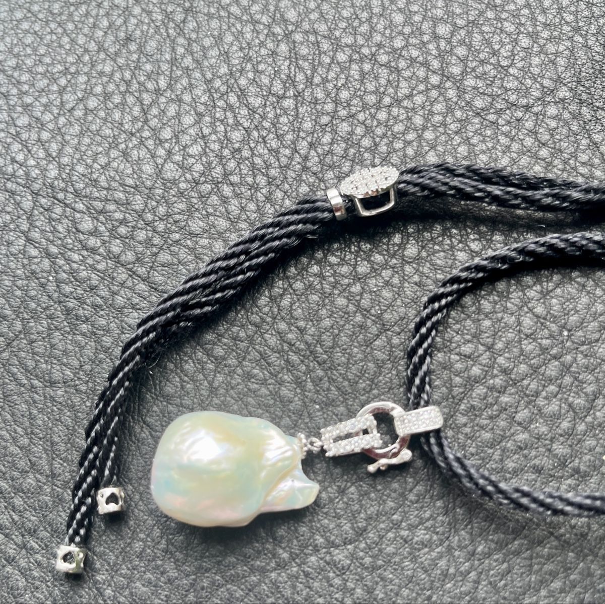 Perlen (unechte): Echte Perle, Anhänger und Kette, Silber, Neu! – Neu (gemäss Beschreibung) aus St. Gallen von reg_f8h8 3