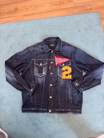 Dsquared2 Jeansjacke dunkelblau Grösse L neuwertig oversized