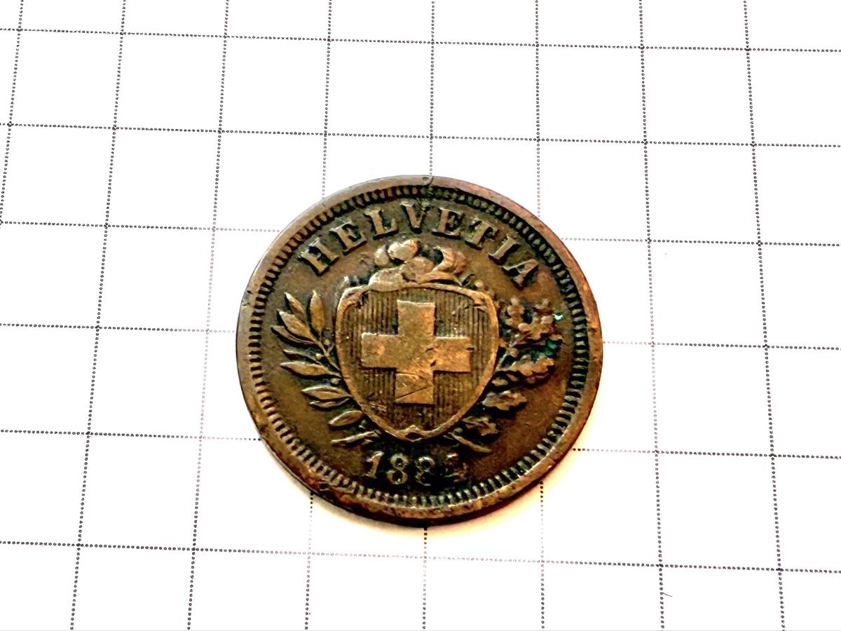 Tutti le monete: Schweizer 1 Rappen 1884  – Usato da Zürich venduto da daki81