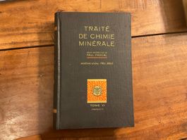 Traité Chimie Minérale Tome VI Pascal, livre ancien rare