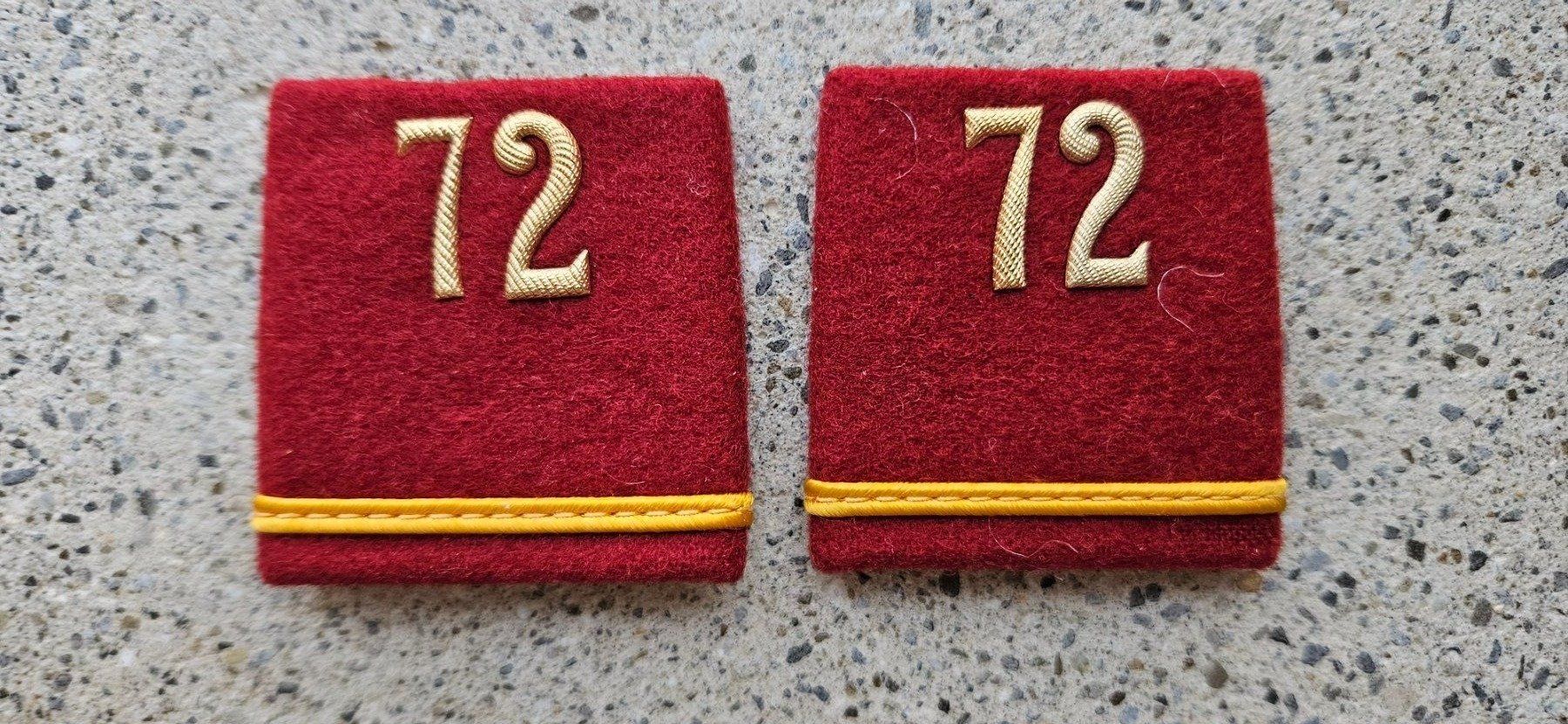 Schweizer Armee Placchette & Badge: *** Patten /Schulterschlaufen mit Nummer *** – Usato da Riedholz venduto da fr_sIruP