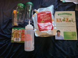 Matchaland Set Becher Püree Pulver Anleitung guter Zustand