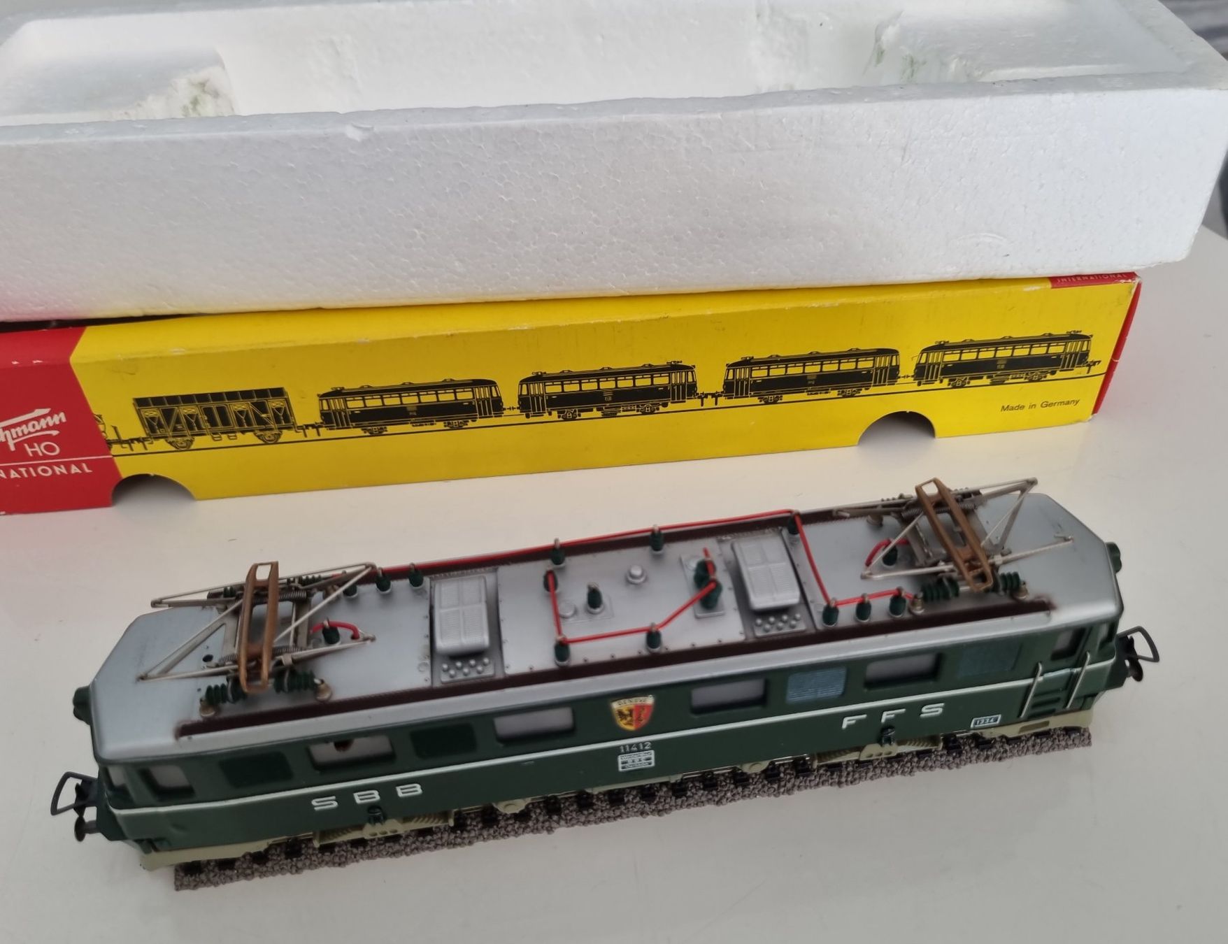 Fleischmann Modellini di ferrovie: Fleischmann SBB Ae 6/6 E-Lok 4370  H0 GS – Usato da Zürich venduto da nibadi 3