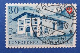 30 Rp.PP Nr.B33 1946, Vollstempel RAPPERSWIL SG - SBK: 25.-