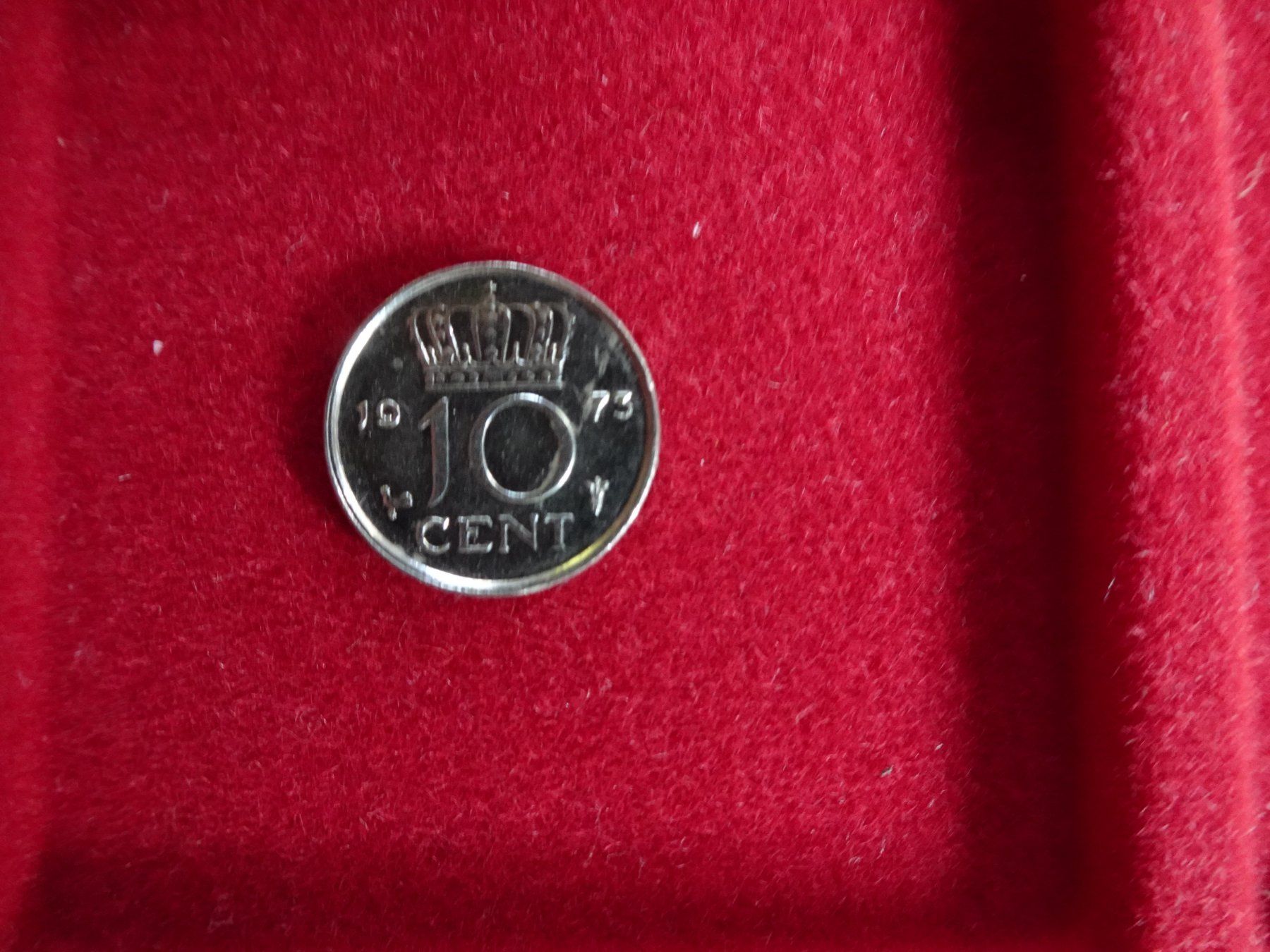 Tutti le monete: 10 Cent Niederlande 1973 - M352 – Usato da Küssnacht am Rigi venduto da Kleinpreis-Shop