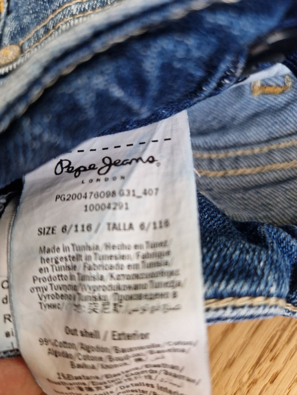 Pepe Jeans Pantaloni: Jeans von Pepe Jeans Gr. 116 – Usato da Davos-Dorf venduto da Bpelikan 3