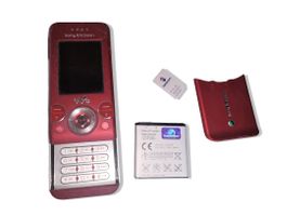 📞 Sony Ericsson W580i - Vintage Handy Natel Mobile rot📱