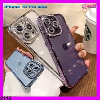 iPhone 15 Pro Max Glitzer-Diamant-Kameraschutzhülle