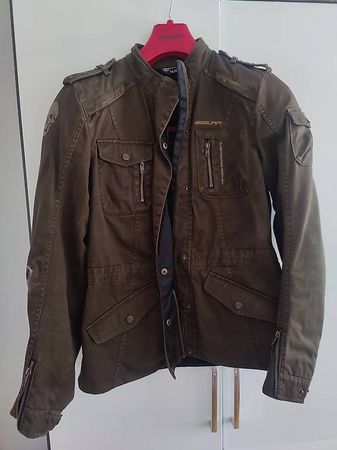 Lässige Vintage Motorradjacke Grösse XL 