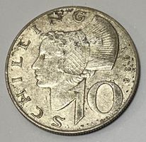 10 Schilling - Österreich - 1958 (Silber .640)