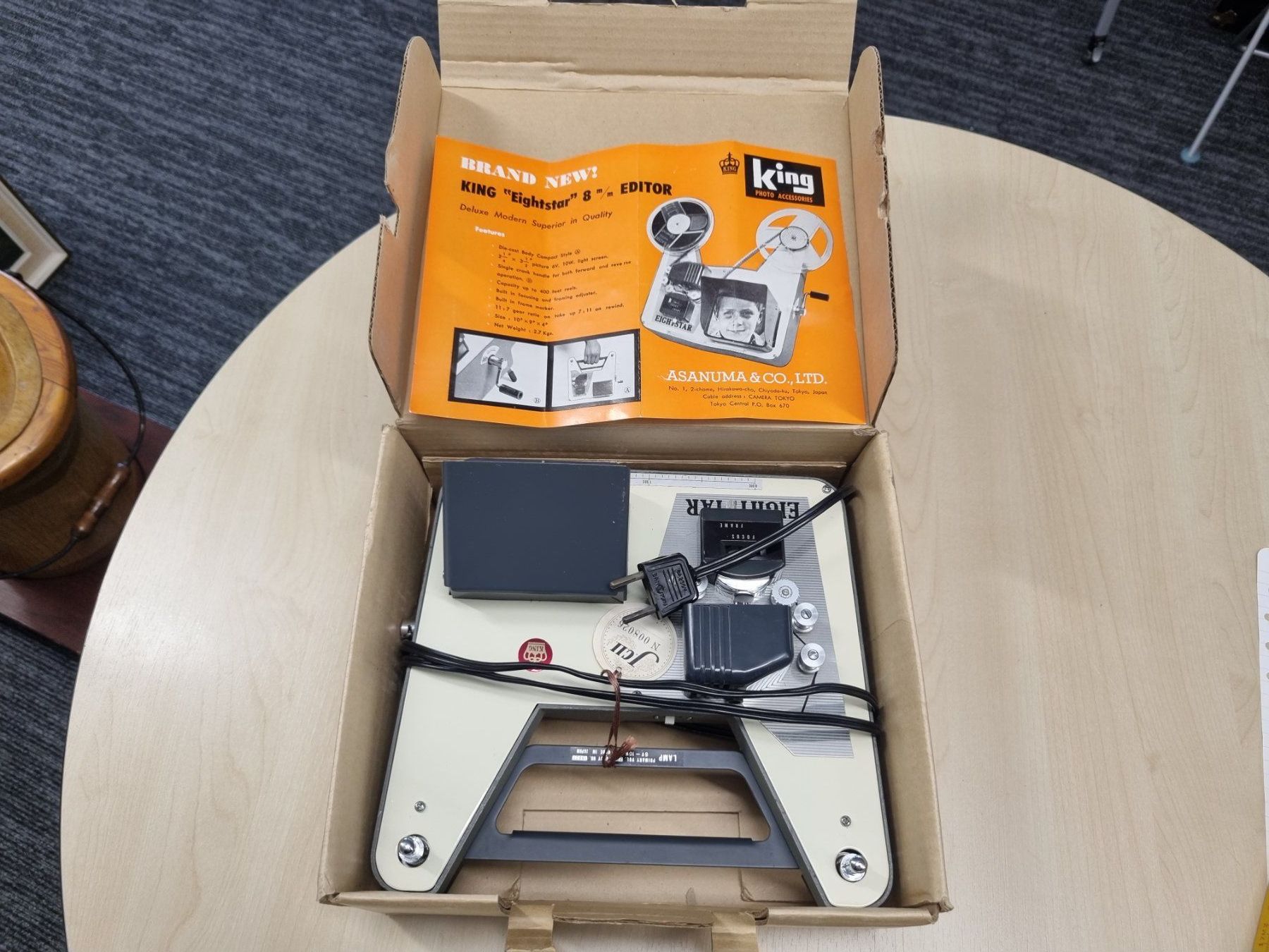 Home Cinema: Vintage Super 8 Editor KING "Eightstar" OVP – Usato da Lenzburg venduto da freedomky 1