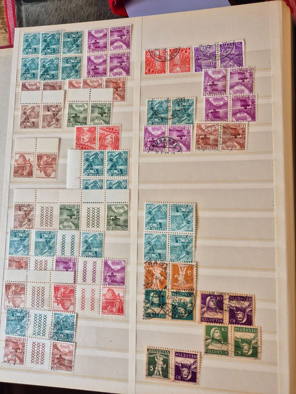 Tous les timbres: Alte Schweiz Sammlung ab 1.- – D'occasion à Uznach par Fireblade7 8
