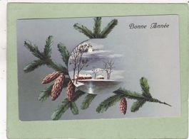 Kitsch Landschaft Tannenzweig