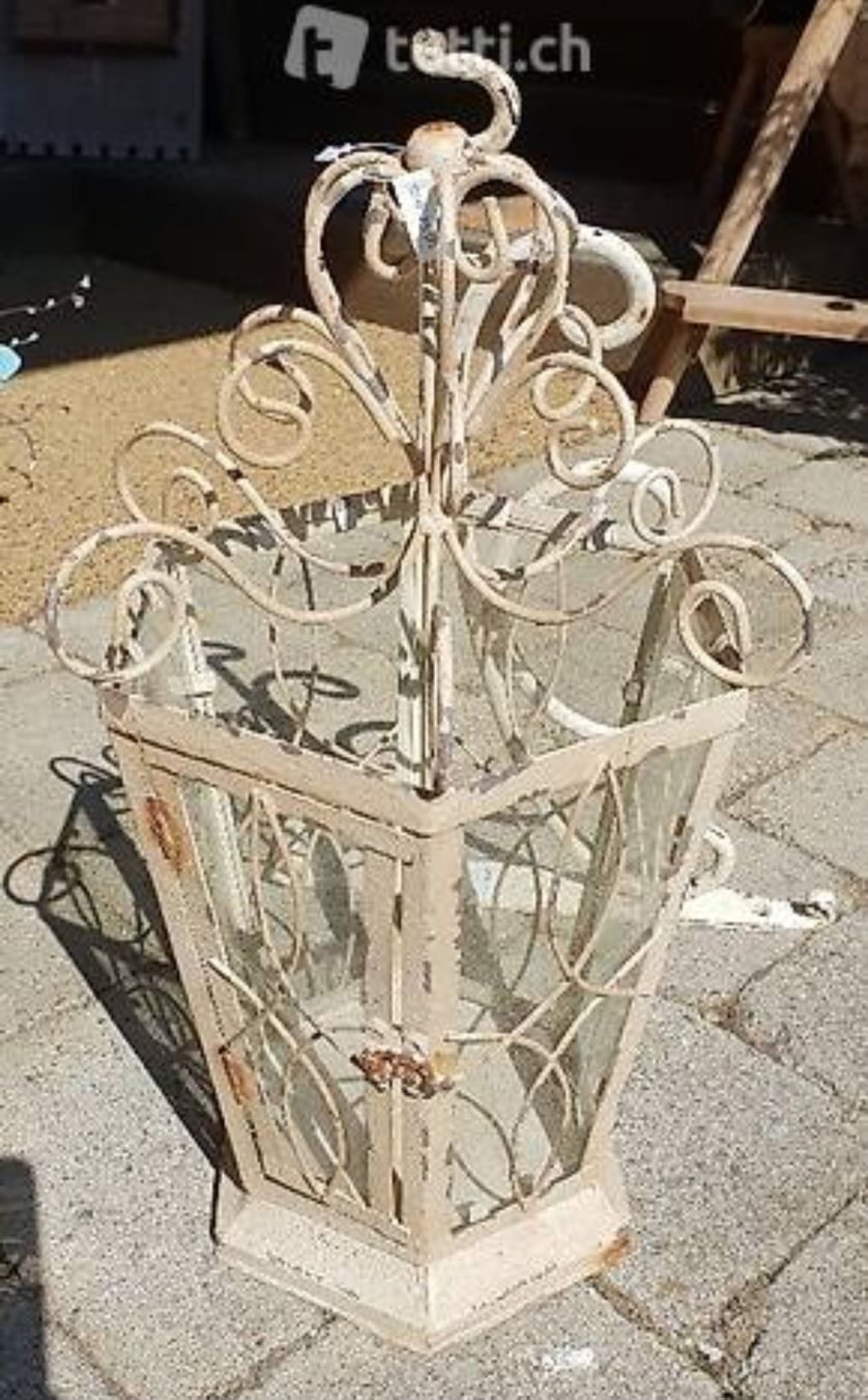 Laternen: 6-eckige Laterne breite 27cm Höhe ca.42cm – Gebraucht aus Kölliken von Lieblings-stuecke 1