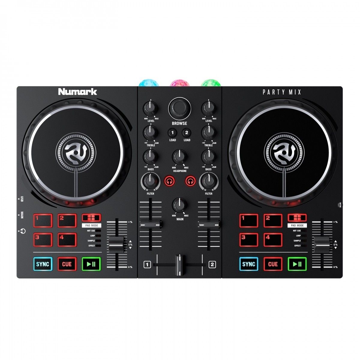 Numark Mischpulte: Numark Party Mix II 2-Kanal-DJ-Controller – Neu (gemäss Beschreibung) aus Freienwil von mattwhel 1