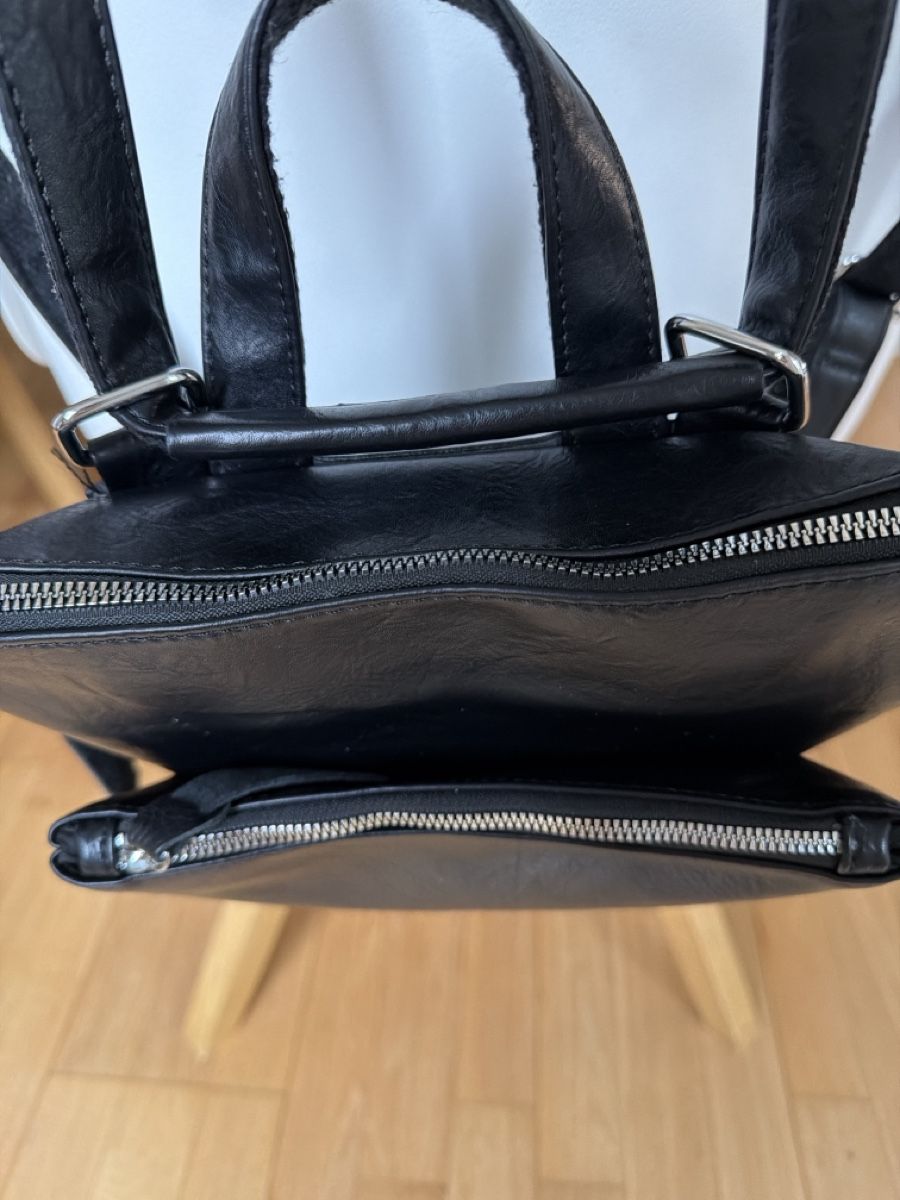 Rucksäcke: Neuer schwarzer Leder Rucksack – Neu (gemäss Beschreibung) aus Birsfelden von Haex 1