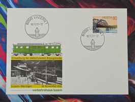 CL28 Enveloppe + Timbre Suisse 1991