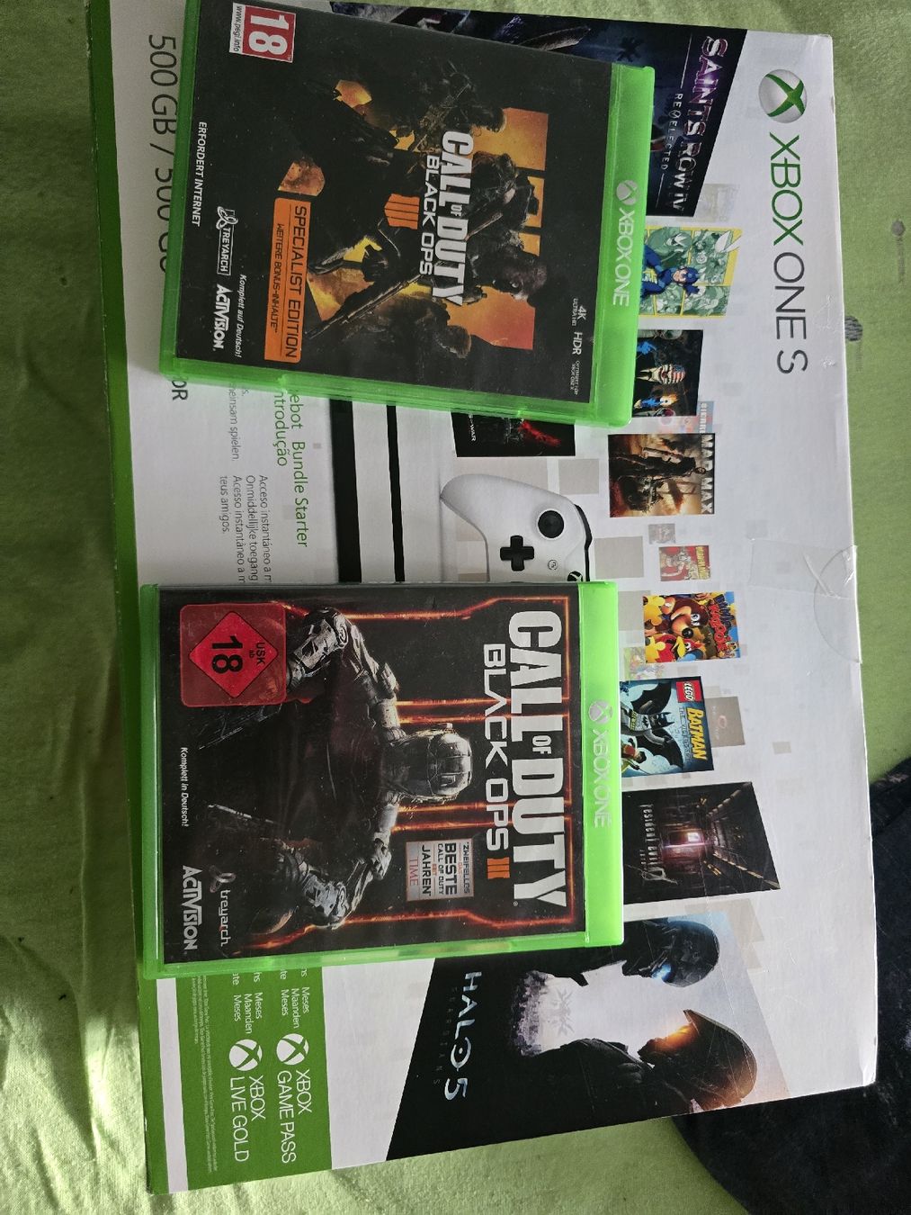 Microsoft Console: Xbox One S neuwertig +2 Spiele – Nuovo (secondo la descrizione) da Solothurn venduto da kev_rj29 5