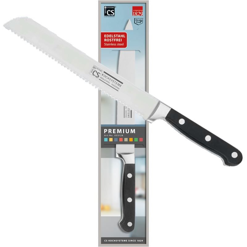 Coltelli da cucina: Messer PREMIUM Brotmesser – Nuovo e nell'imballaggio originale da Wettingen venduto da kochshop