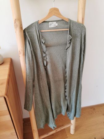 Leinen Strickjacke Masai