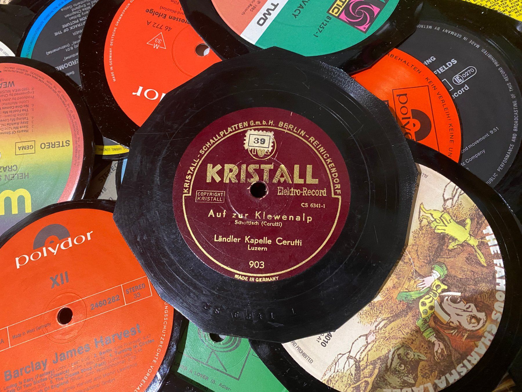 Dischi in vinile: Schallplatten Vinyl Labels 120 Stk. – Usato da Basel venduto da FatCatPacksTheRatt 4