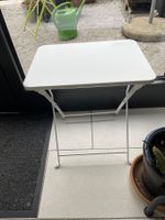 Praktischer kleiner Klapptisch , weiss, für Balkon/Garten!