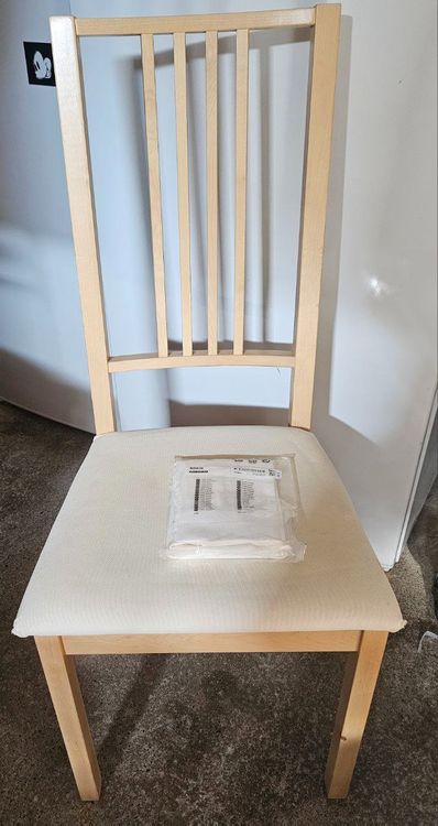 6 gebrauchte Ikea Stühle Börje mit neuem Ersatzbezug Kaufen auf Ricardo