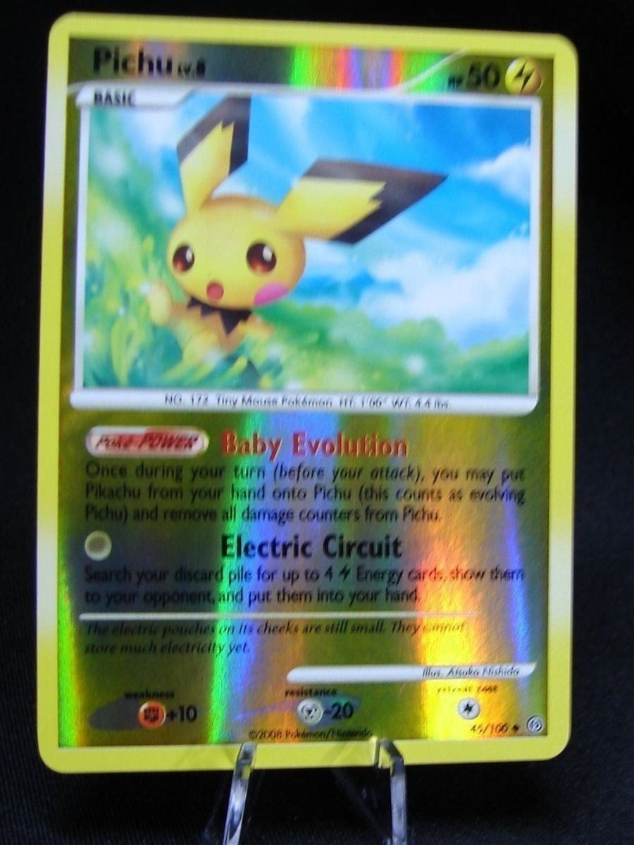 Pokémon Carte collezionabili: Pichu Uncommon Reverse Holo Mint    /188 – Nuovo (secondo la descrizione) da Rümlang venduto da coh_87ww 1
