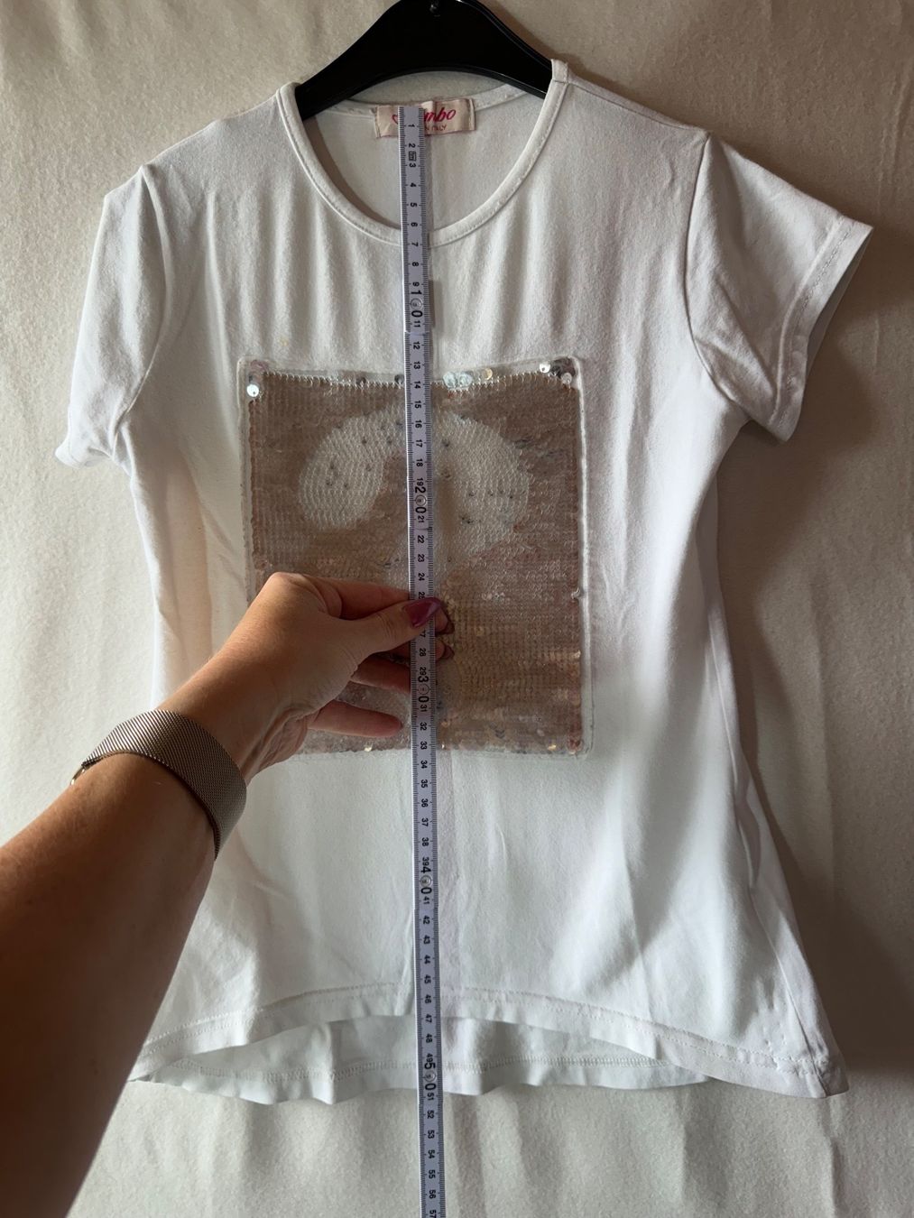 Camicette, T-shirt & Top: T-shirt  mit Wendepailletten – Usato da Grosswangen venduto da SALE_SALE_SALE 7