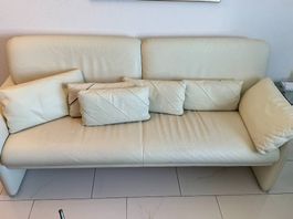 Intertime Schweizer Echtleder-Sofa