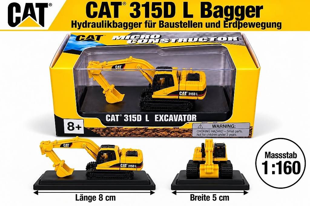 Bagger: CAT Hydraulikbagger – Neu und originalverpackt aus Horn von rab_nw5p