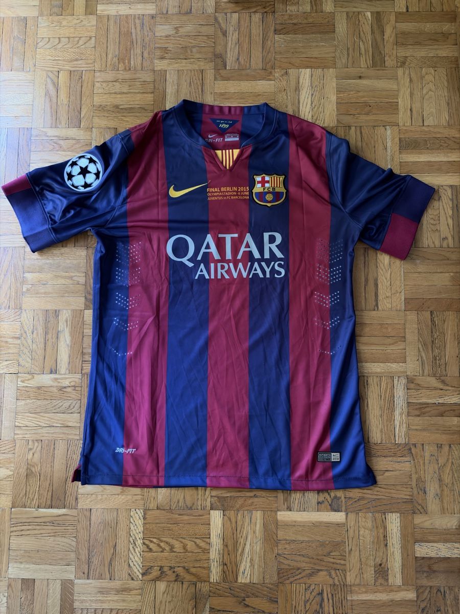 Nike Canottiere & Pantaloni: Messi UCL 2014/15 Final Jersey. – Nuovo (secondo la descrizione) da Meyrin venduto da silencator 1