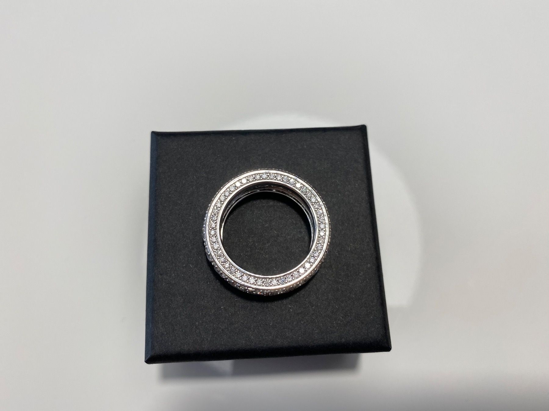 Anelli: Bague Argent S925 Moissanite Silver Ring 8 57 – Nuovo e nell'imballaggio originale da Bottens venduto da 2Lens 2