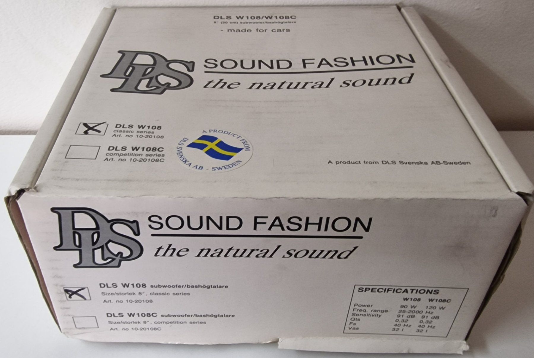 Lautsprecher: DLS 90 Watt Subwoofer 20cm 4 Ohms – Neu und originalverpackt aus Uerkheim von Kaufoption 5