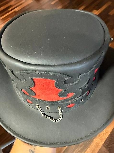 Hüte, Mützen & Caps: Gothic Steampunk Lederzylinder  – Gebraucht aus Grüningen von sah_l668 2