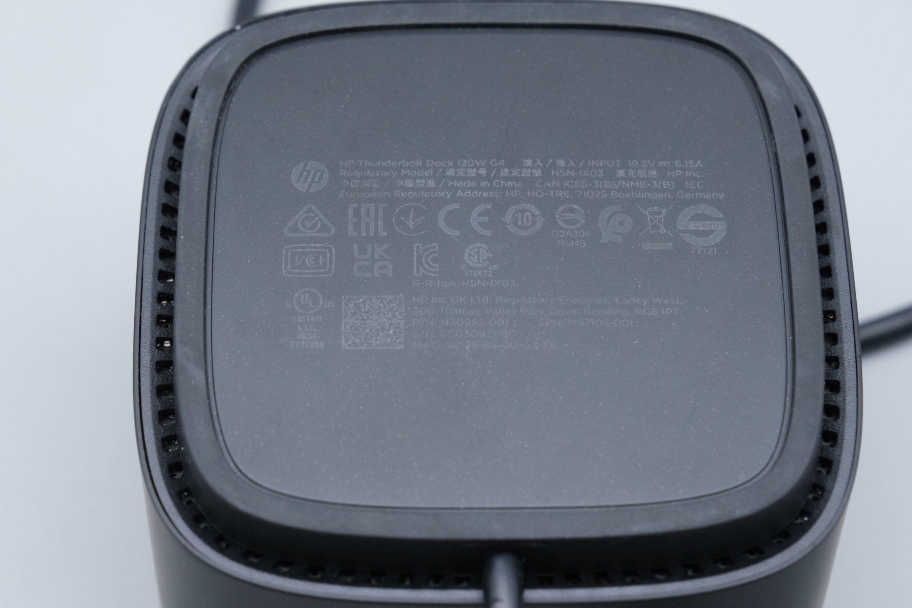 Hewlett Packard Docking station: HP Thunderbolt Dock 120W G4 -HSN-IX03-4J0A2AA Dockingstation – Usato da Ramsen venduto da Studio82 7