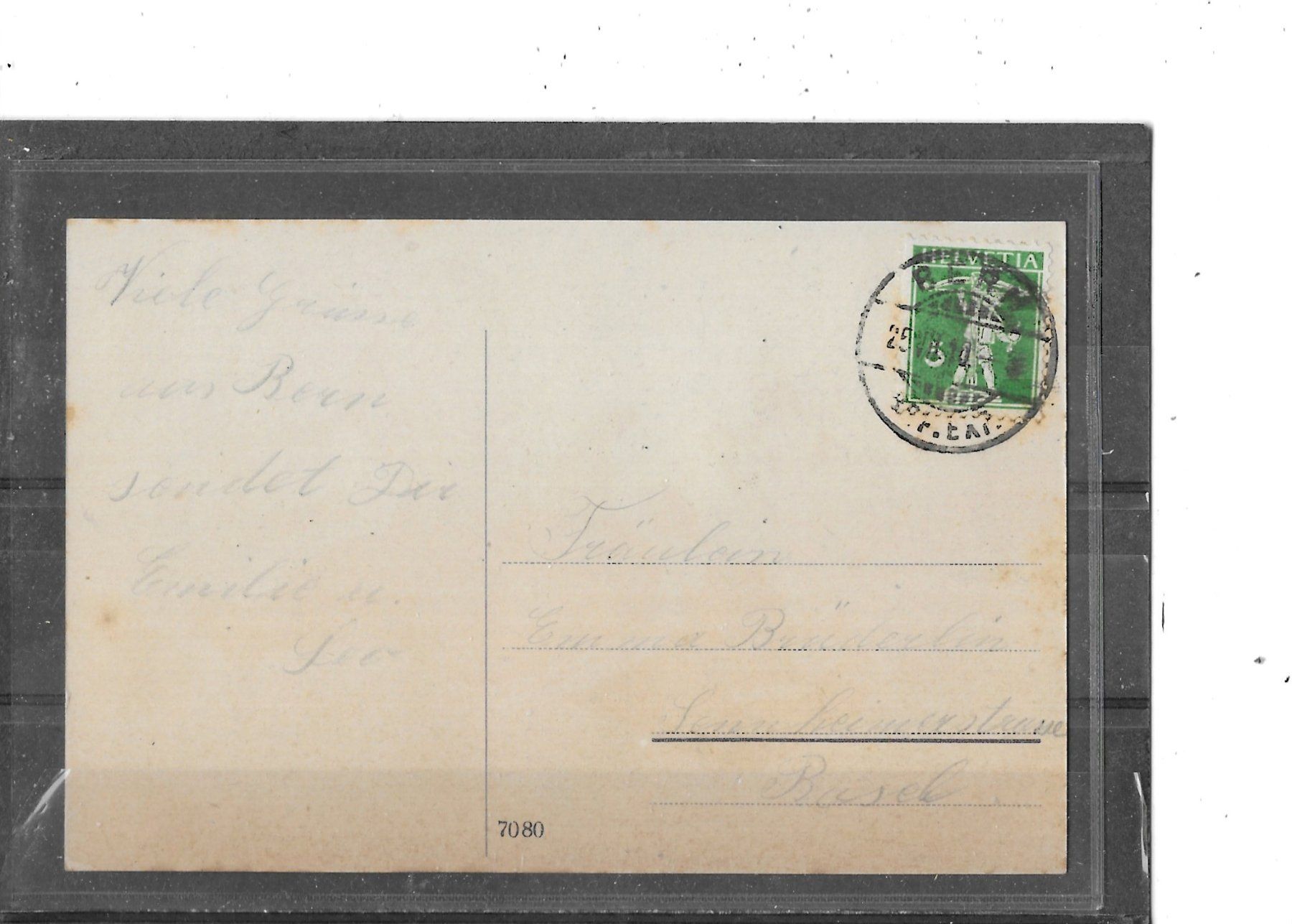 Cartoline postali: BE Bern 1910 Bärenkarte – Usato da Schocherswil venduto da Wilare 1