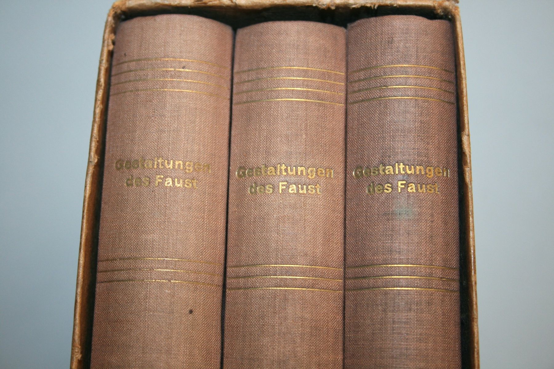 Bücher: Gestaltungen des Faust. Werke der Faustdichtung, EA 1927 – Gebraucht aus Schaffhausen von Kartenprofi 8