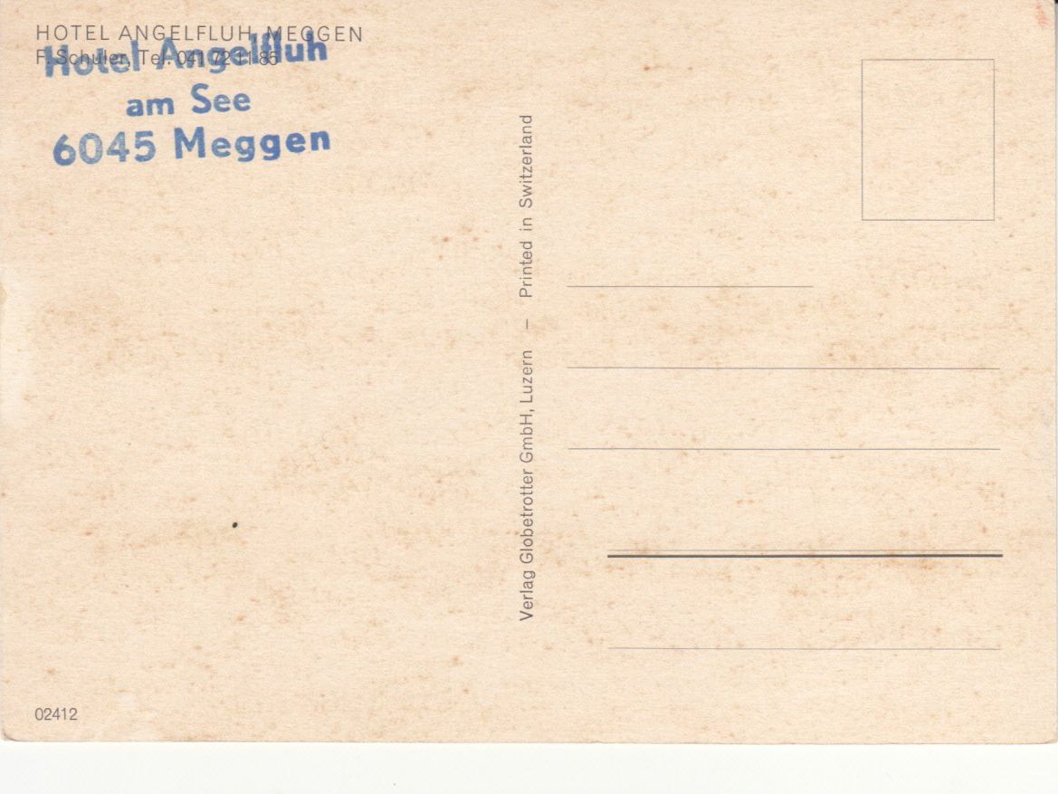 Ansichtskarten: Meggen Angelfluh ca. 1970 – Gebraucht aus Bürglen TG von StampGraf 1