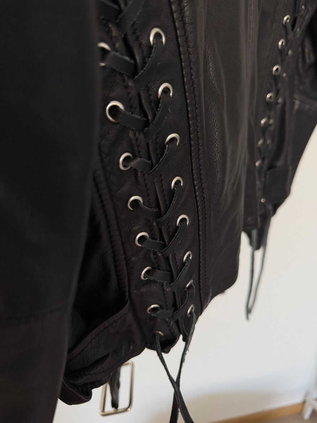 Diesel Giacche: DIESEL Lederjacke, XXS, schwarz – Usato da Bern venduto da mar_57gd 4