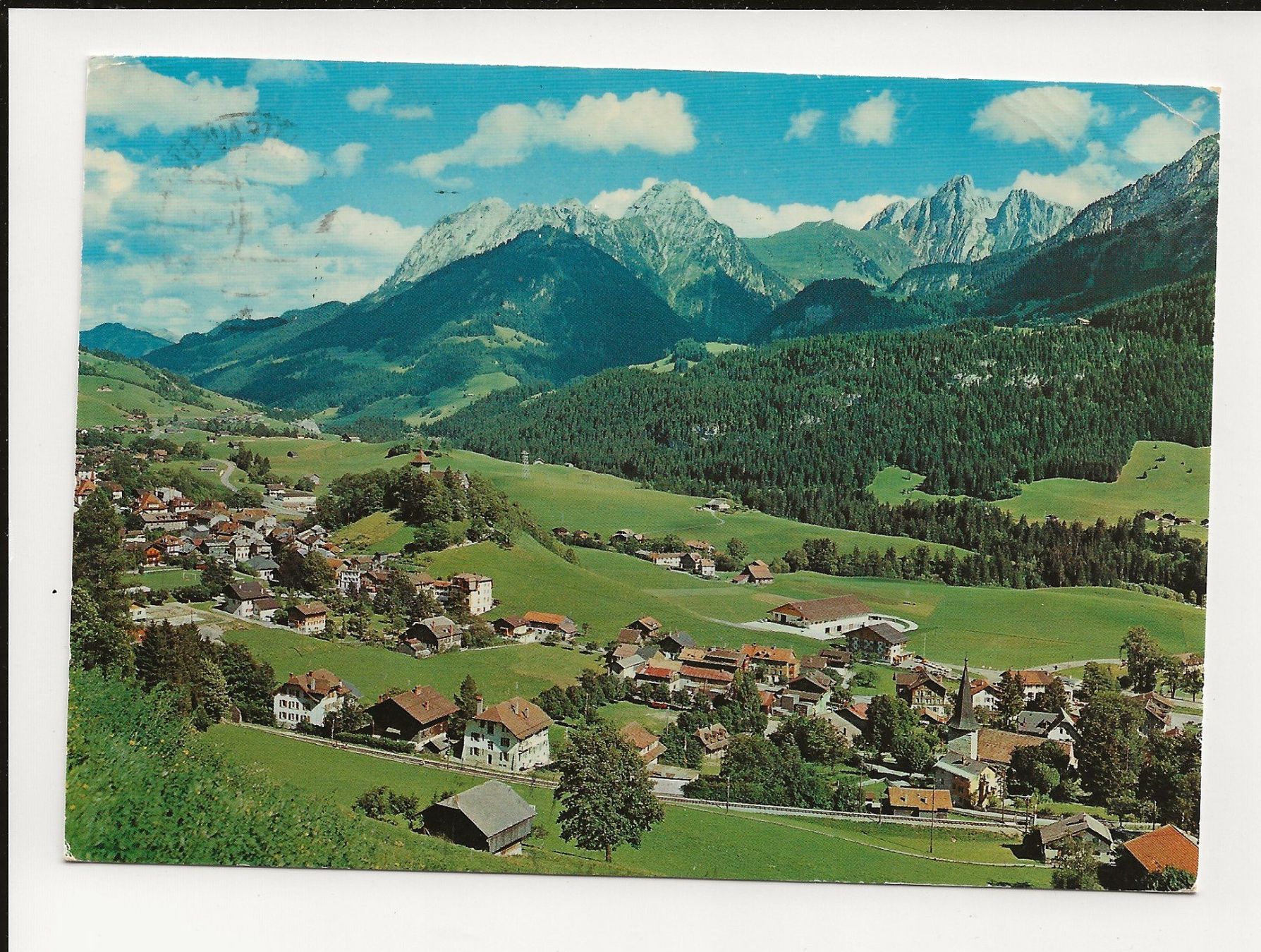 Ansichtskarten: AK 1984 Château-d'Oex – Gebraucht aus Greifensee von 315WDO