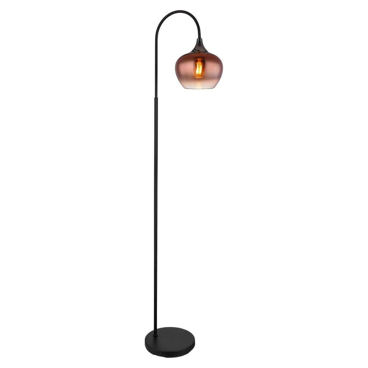 Lampen: Stehleuchte, Glas, Kupfer, 150 cm Höhe – Neu (gemäss Beschreibung) aus Kreuzlingen von Smart-Light