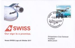 Neues SWISS-Logo ab Oktober 2011