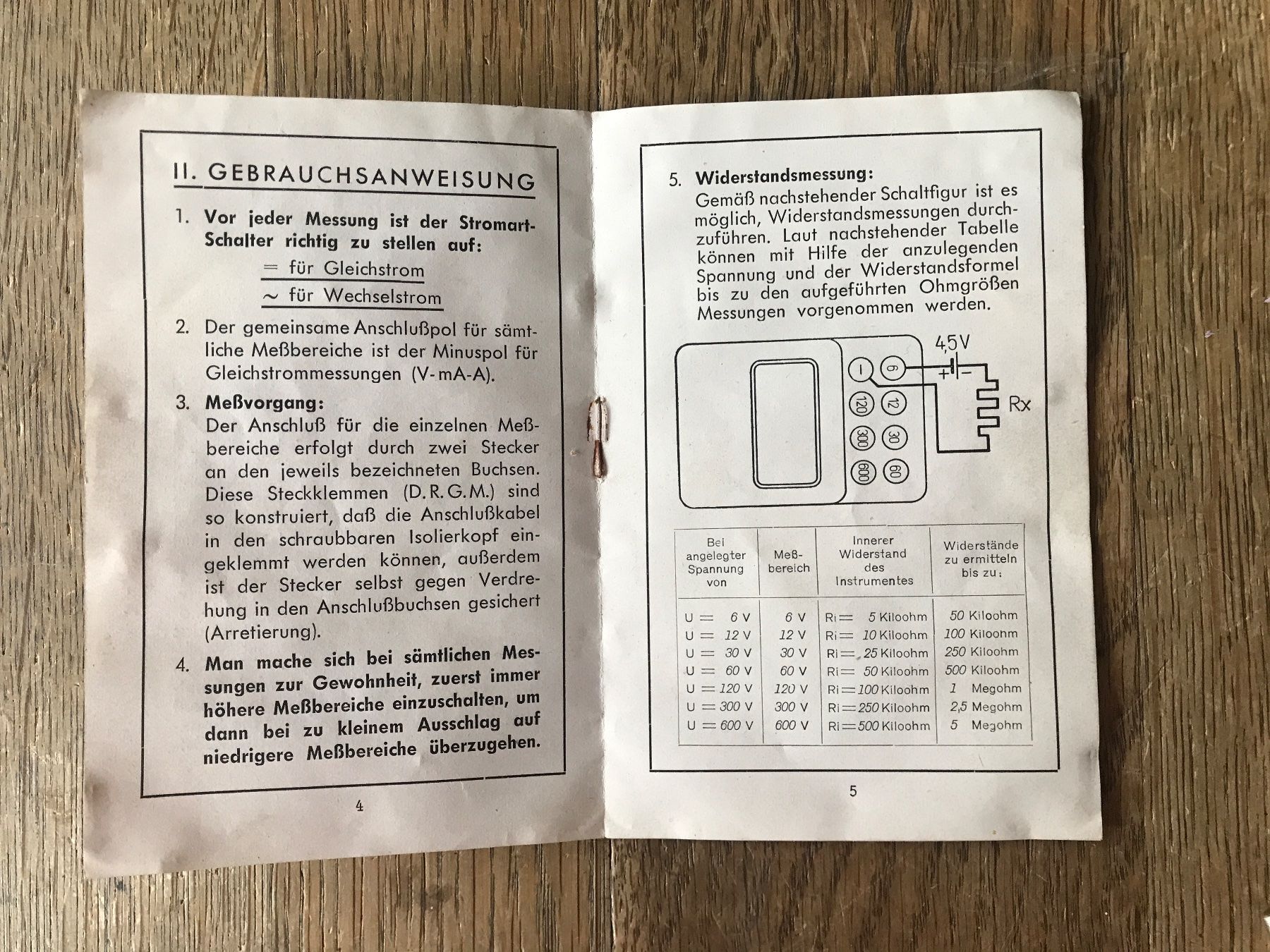 Misurare: Messgerät von 1948 Neuberger – Usato da Baden venduto da jdif 5