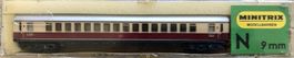 Minitrix 3016 N TEE Grossraumwagen 1.Kl.DB