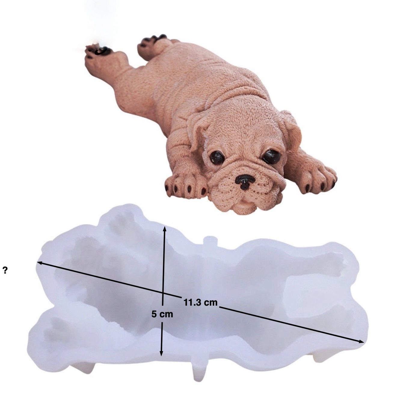 Teglie da forno: Giessform Silikonform Tiere Hund Dogge – Nuovo e nell'imballaggio originale da Kaltbrunn venduto da schere-stein-papier