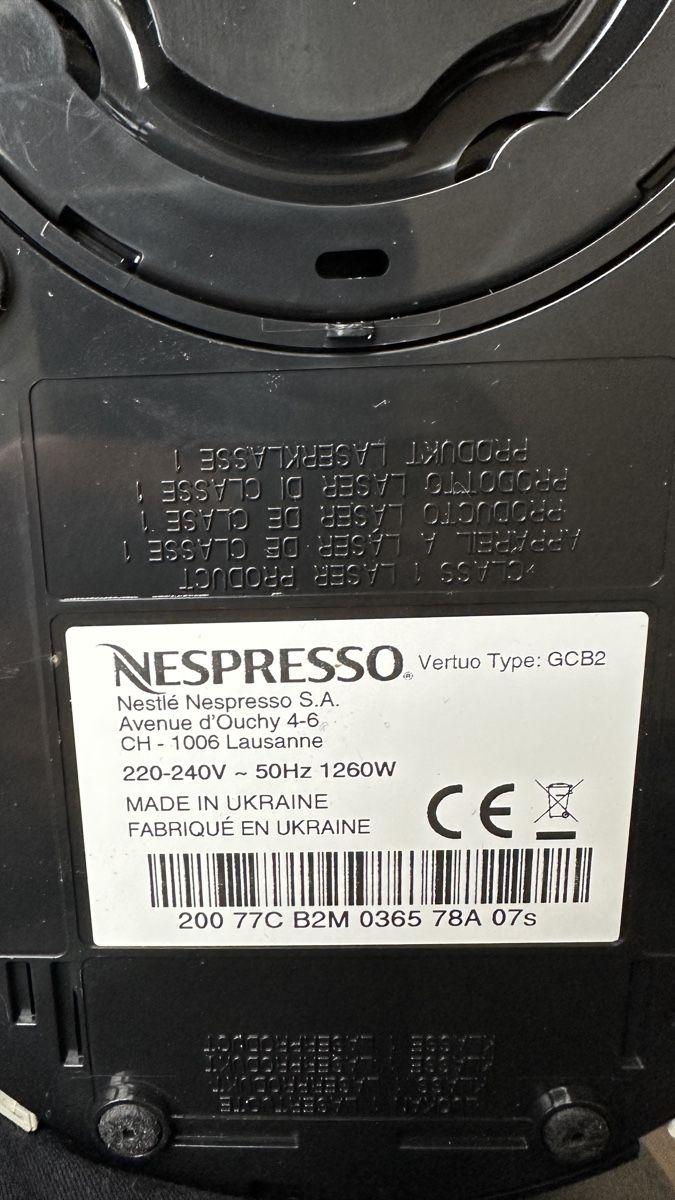 Nespresso Macchine per caffè & Macchine per espresso: Nespresso Vertuo GCB2 Kaffeemaschine Weiss – Usato da Zürich venduto da aha101101 5