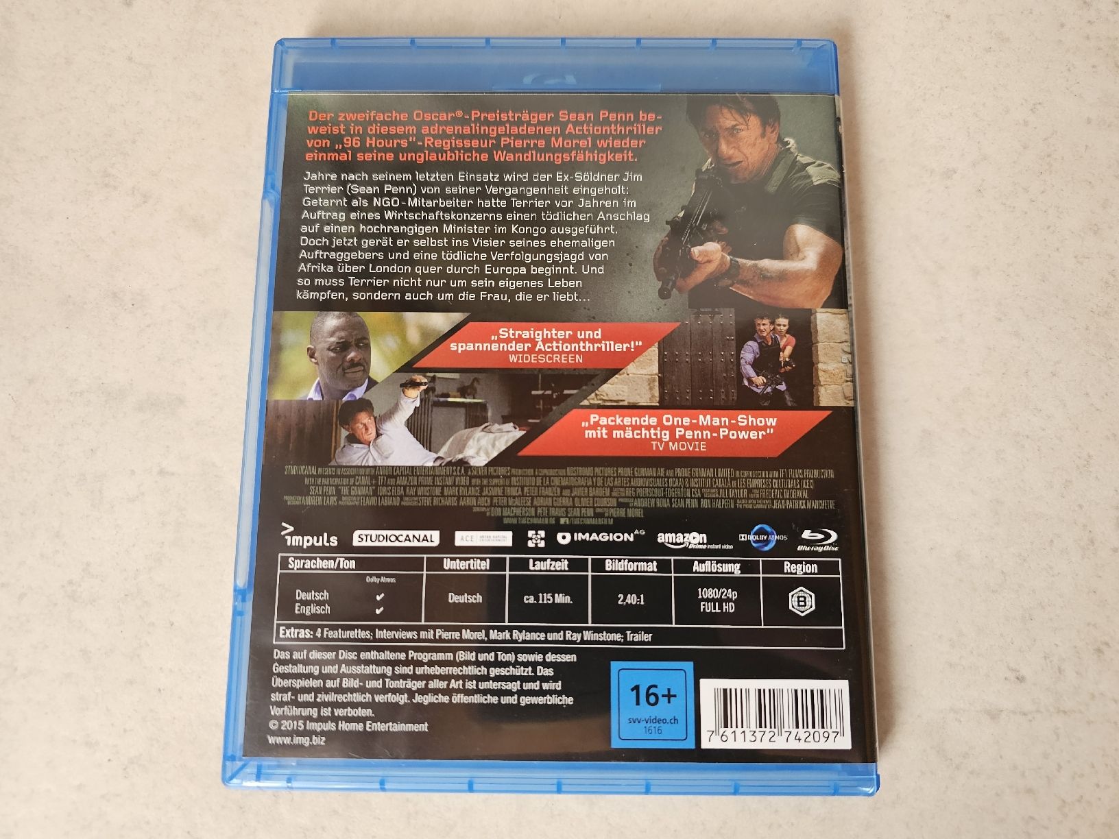 Tutti i DVDs: The Gunman  /  Bluray – Usato da Schneisingen venduto da backstore24 1