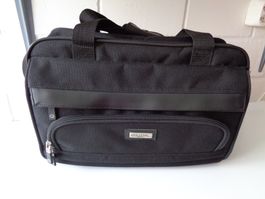 Freizeittasche Reisetasche, schwarz, 39 x 26 x 20 cm