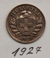 2 Rappen Jahrgang 1927 (Bronze)